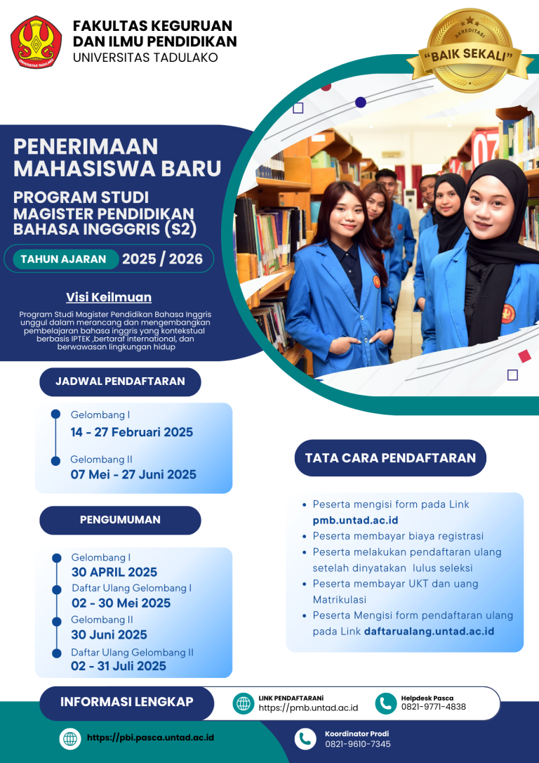 Penerimaan Mahasiswa Baru 2025 PBI
